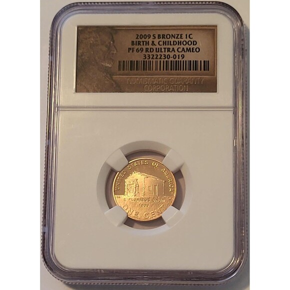 2009 S Lincoln Bicentennial Cent Birth & Childhood Proof PF69 RED UC NGC Port. - Picture 1 of 2